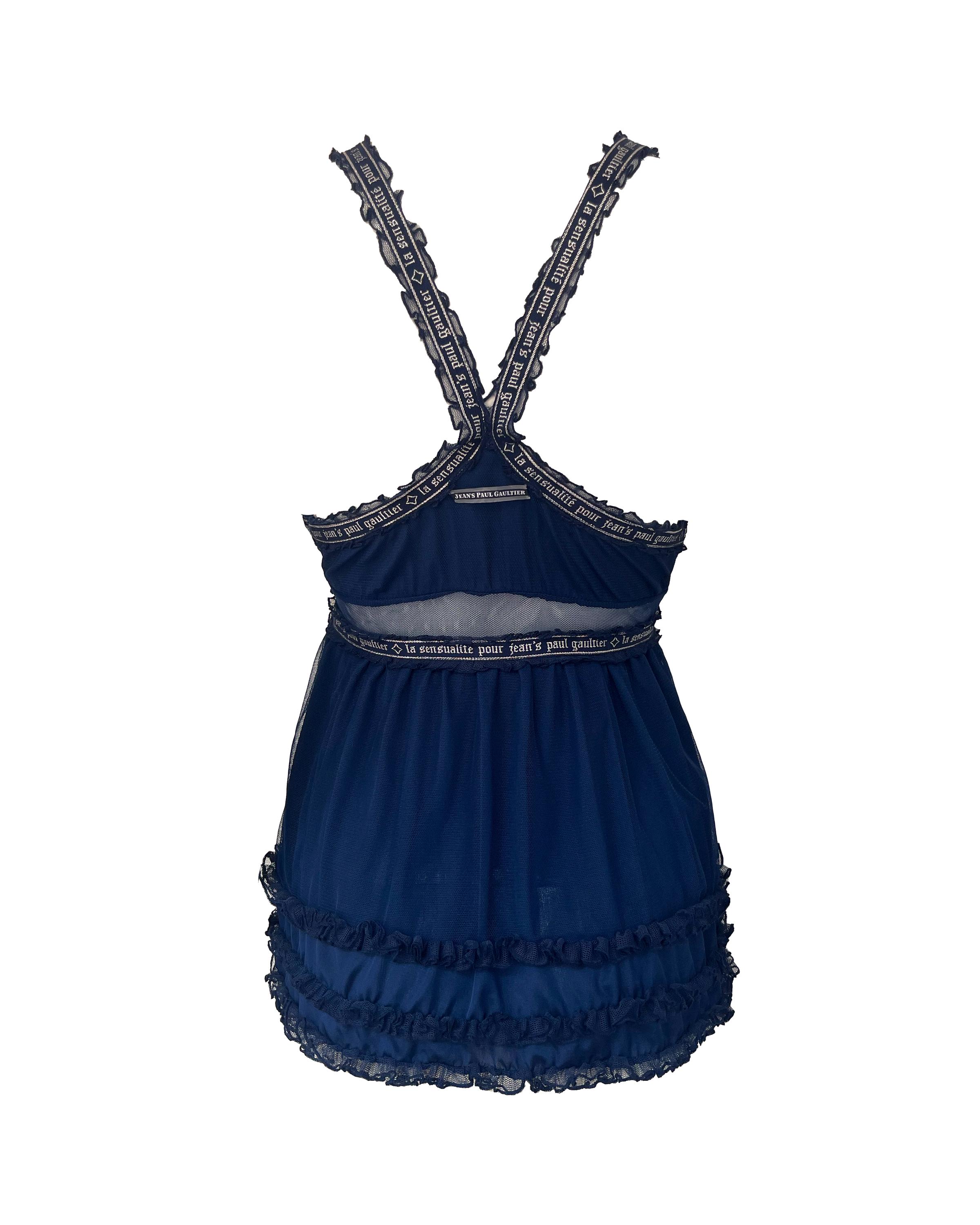 ジャンポール・ゴルチエ メッシュトップ「ラ・センシュアリテ