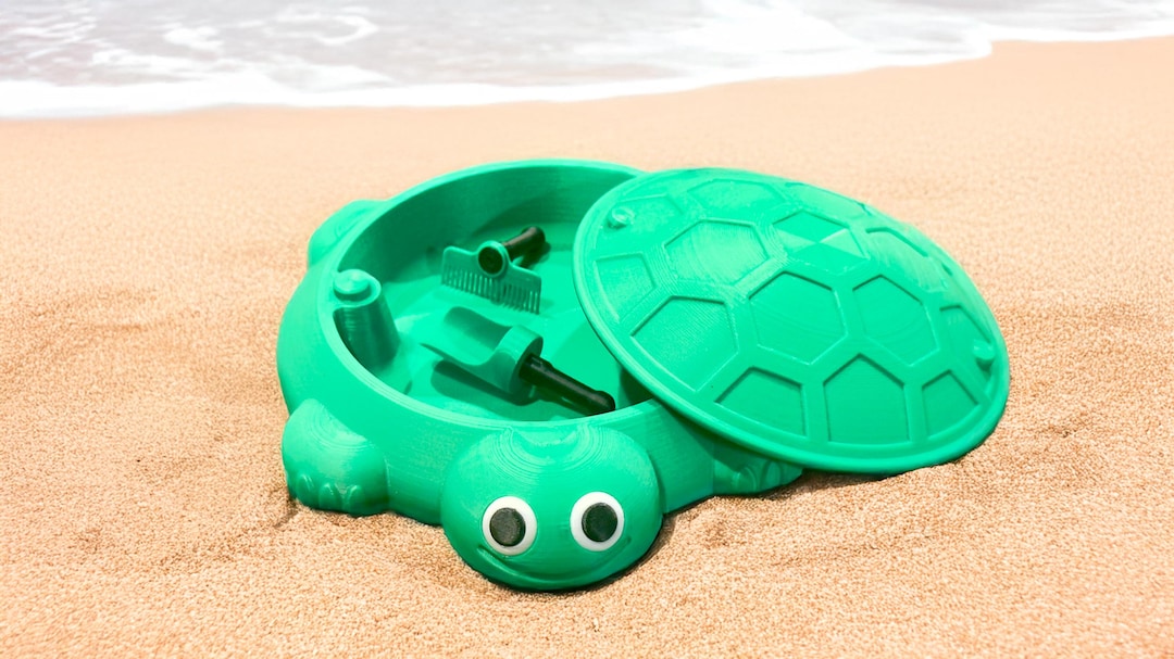 Sand Box Mini Shell Mini Desktop Turtle Sandbox - Etsy