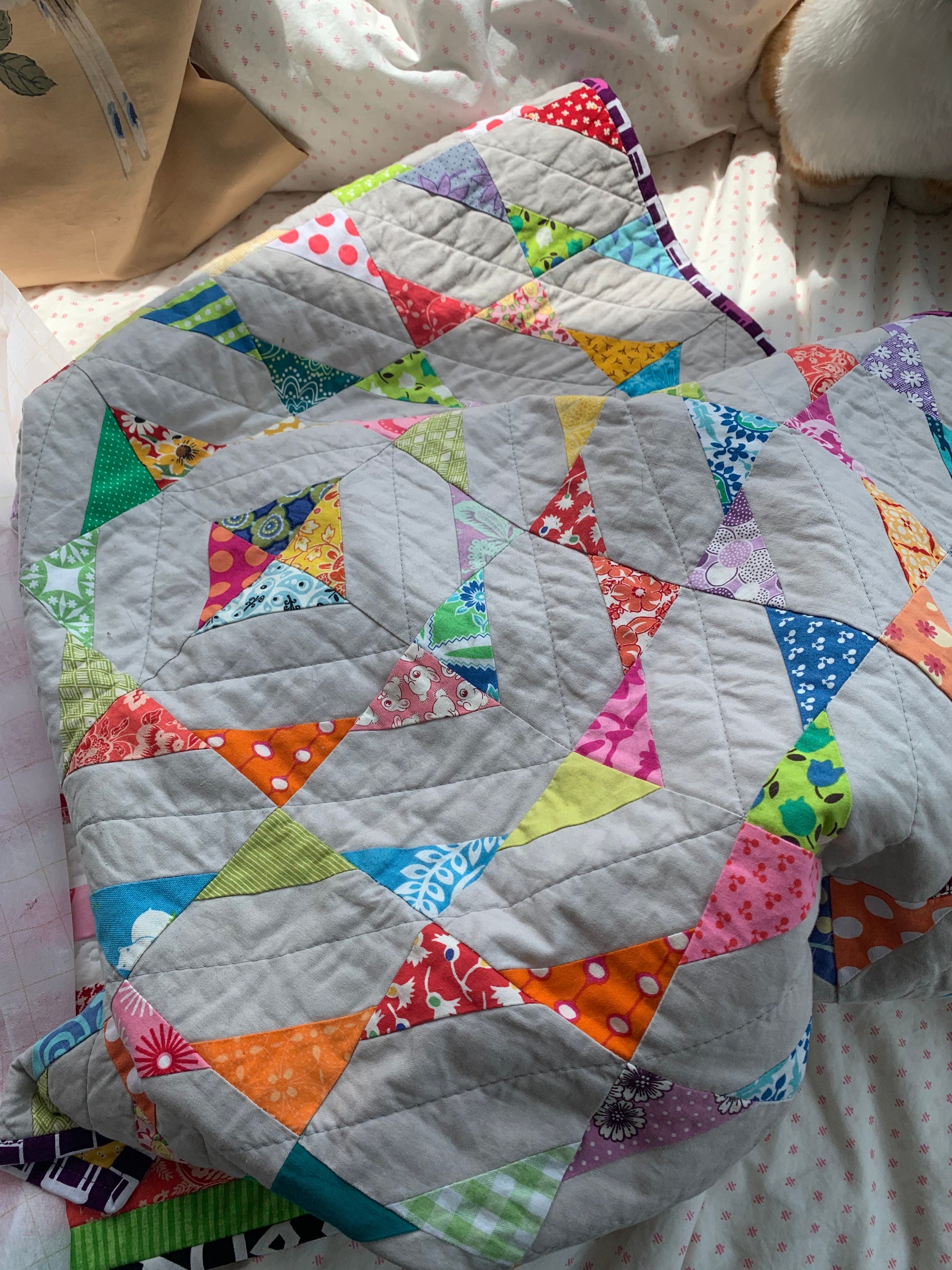 Quilt Pattern | Modern Scrappy Baby Quilt Pattern - Etsy