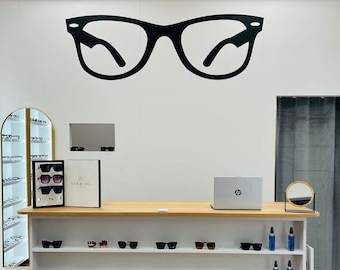 Hipster Wall Decal, Glasses Wall Decal, Decor for Kids, Eyewear Wall Decal, Specs Wall Decal, Sunglasses Wall Decal, Optometry Art