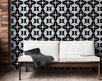 Spanish Revival Wall Decal - Two-Color Mediterranean Decor