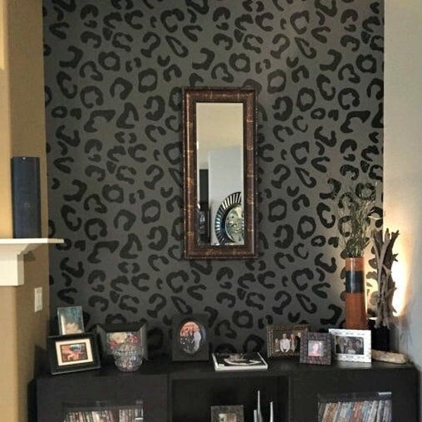 Leopard Wall Decal Etsy