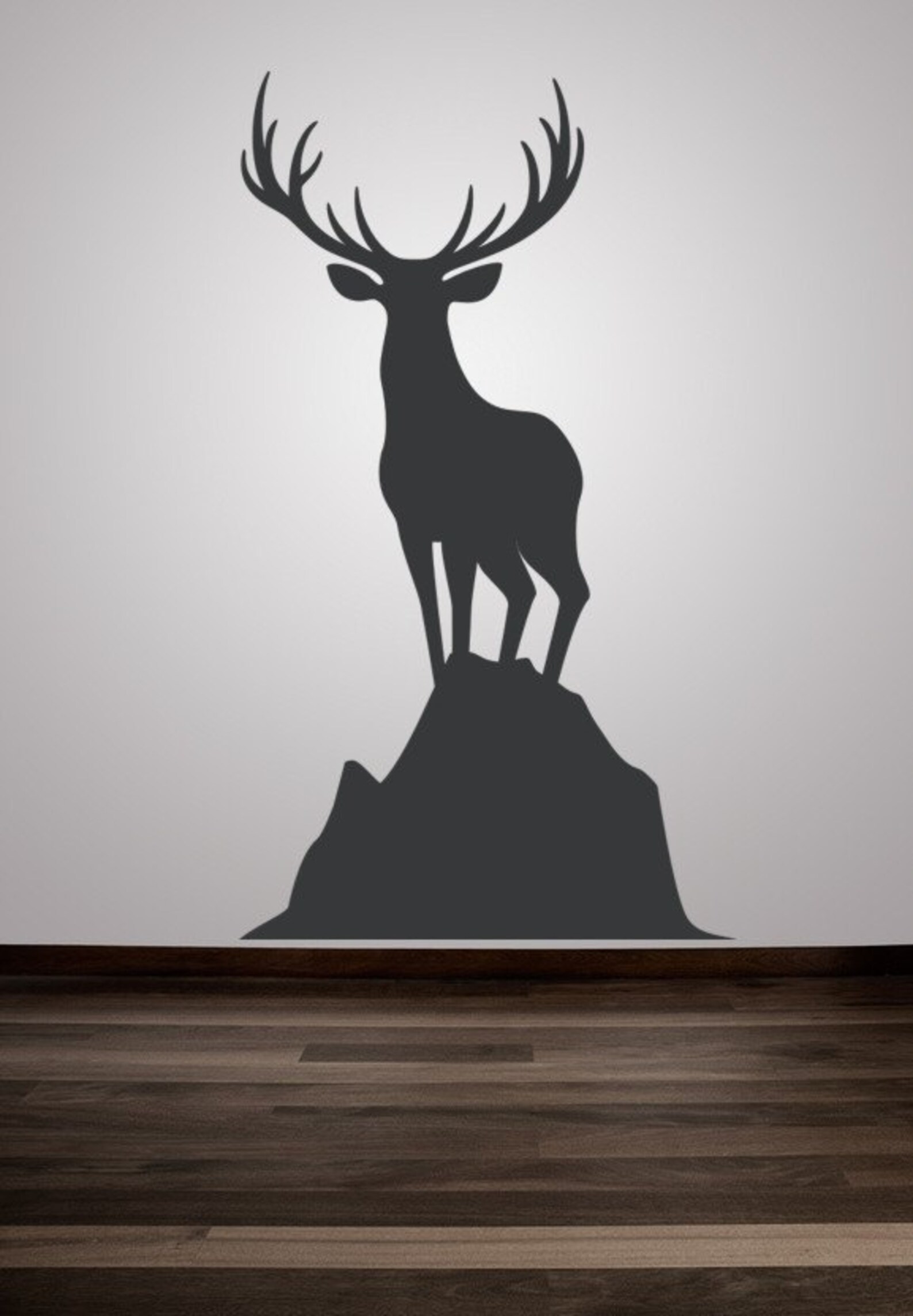 Deer Wall Decal Deer Wall Decor Woodland Nursery Decor - Etsy