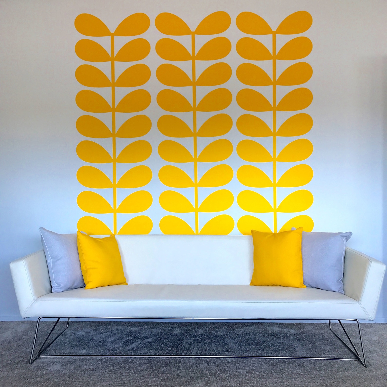 Retro Wall Decal Mid Century Modern Wall Decor Modern | Etsy