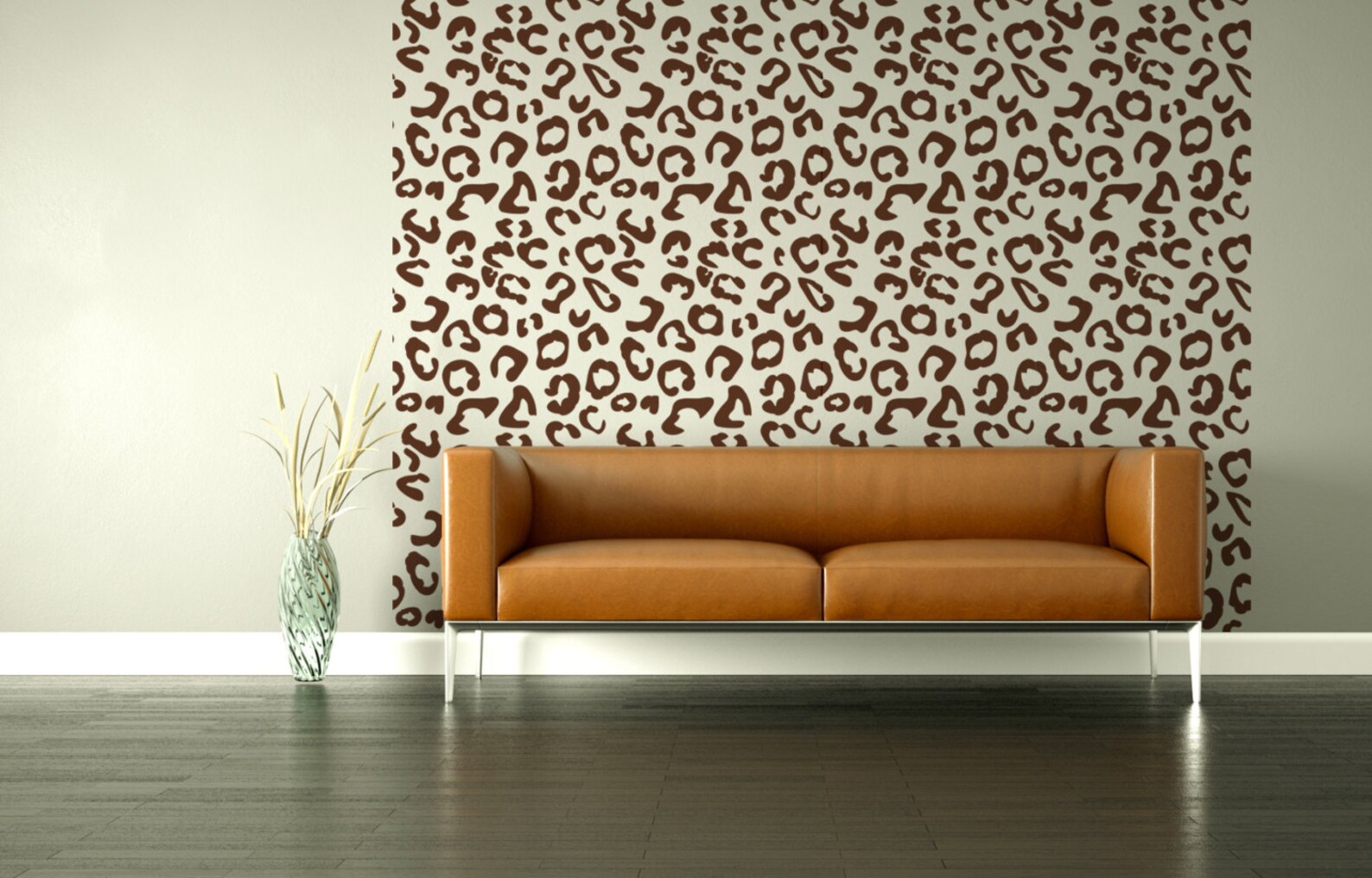 Leopard Print Wall Decal Animal Print Decor Nursery Decor Etsy