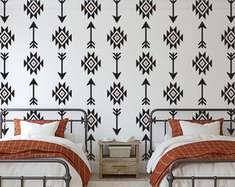 Southwestern Arrow Wall Decals - Geometric Aztec Removable Decor