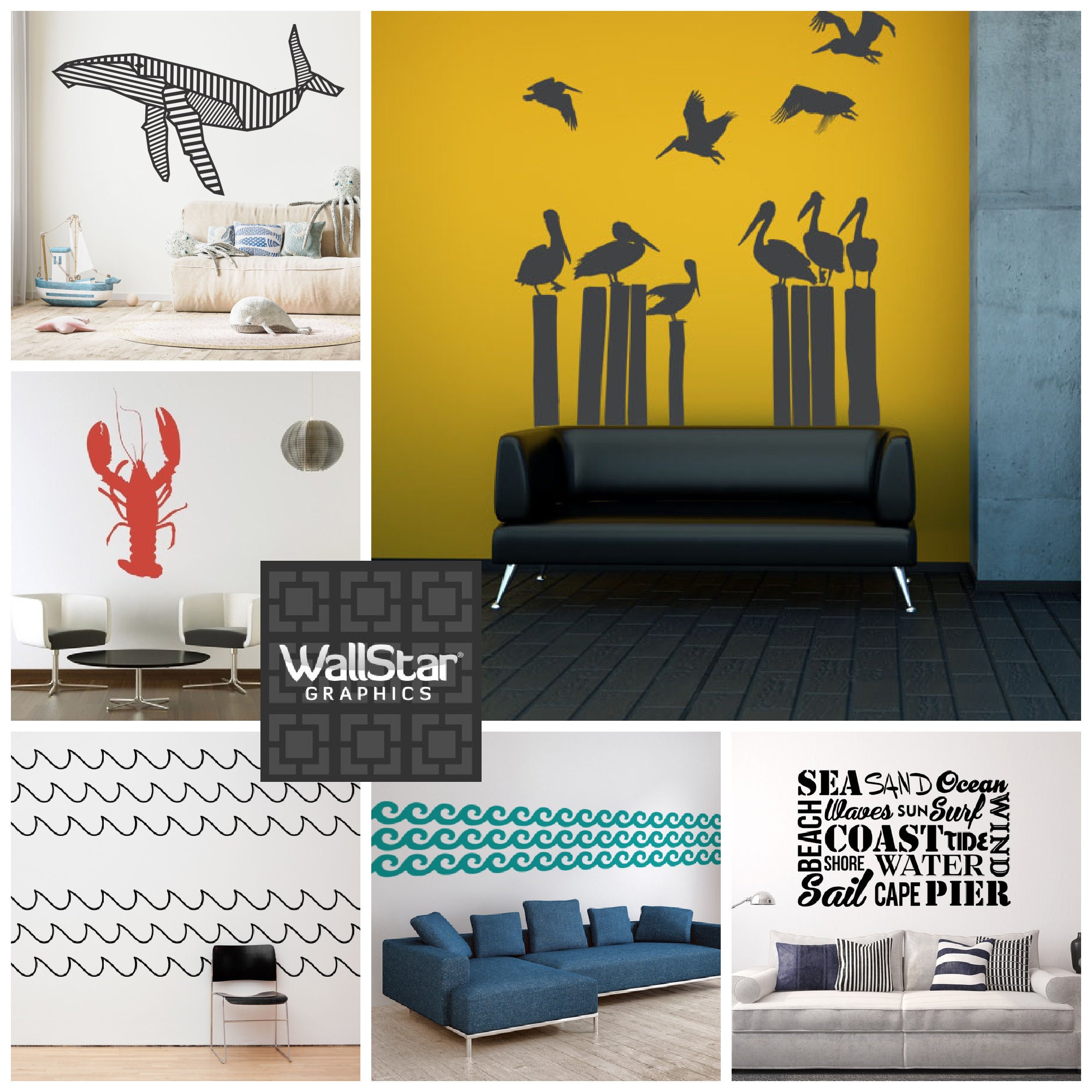 Curated visual reference: Picture Idea: Large Palm Tree Wall Decal Tropical Tree Silhouette Decals Beach