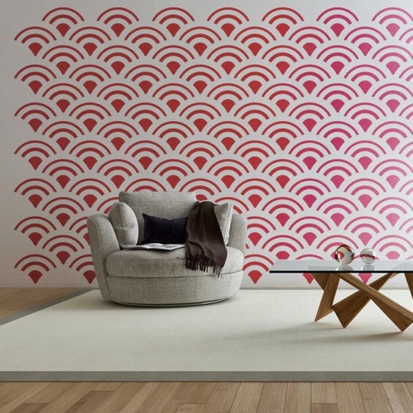 Half Circle Wall Decal Etsy