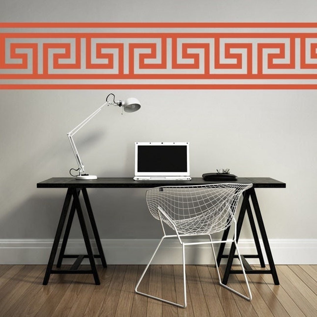 Greek Key, Wall Decal Border, Nursery Wall Decal, Geometric Wall Decal