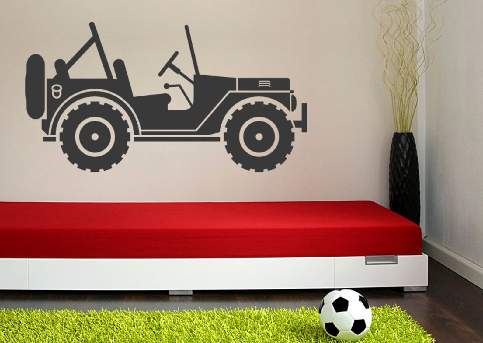 Jeep Decal Jeep Wall Art Nursery Wall Decal Safari Wall Etsy