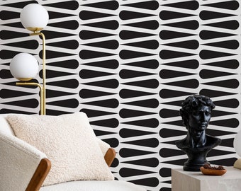 Geometric Pattern Wall Decals – Retro Modern Decor