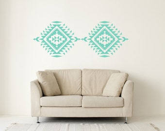 Southwestern Wall Decal – Boho Removable Home Decor for Renters