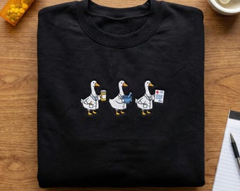 Sweat-shirt brodé en oie pharmacien, sweat à capuche Tech en pharmacie, cadeau de remise des diplômes en pharmacie, vêtements d'apothicaire, col rond drôle d'étudiant en médecine