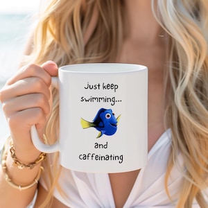swimming gift, open water swimming, wild swimming, cold swimming, swimming coach, gift for swimmer, swimming mug, Swimmer Gift, swim coffee
