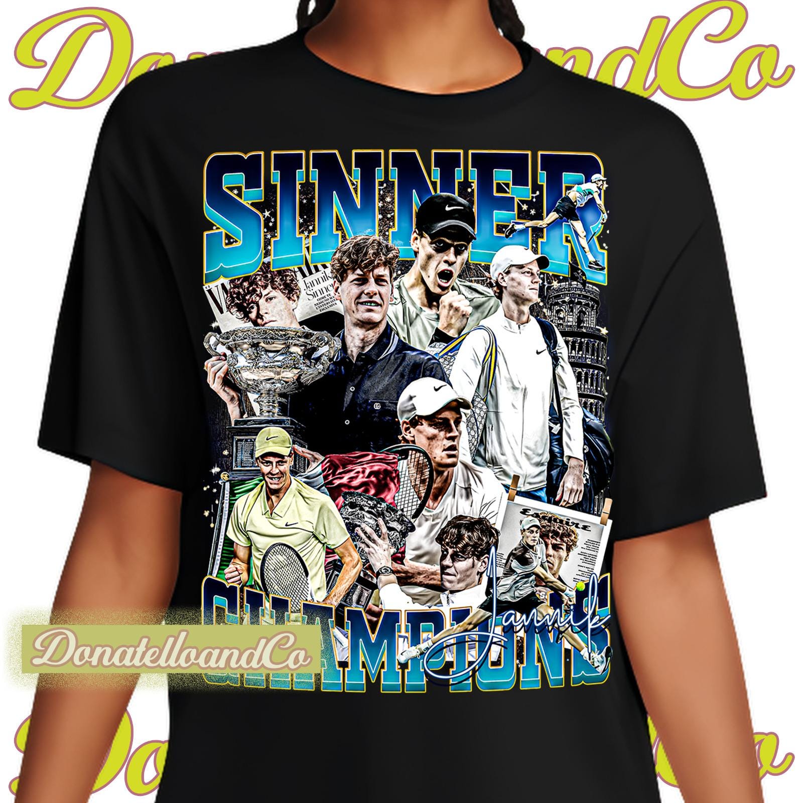 Jannik Sinner Shirt Athlete Tshirt Unique Design T-shirt - Etsy