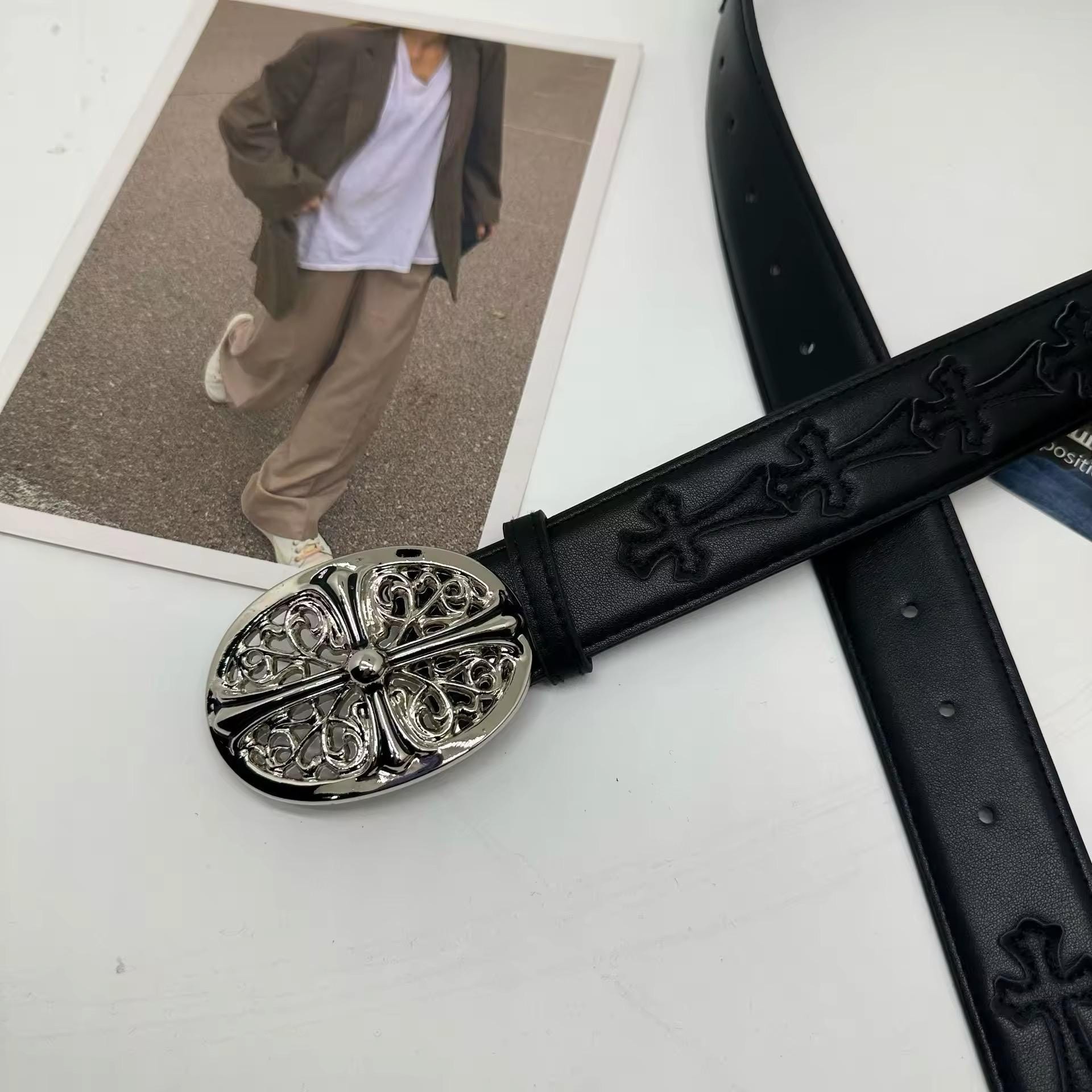 Chrome Heart Belt - Etsy