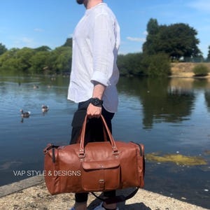 Leather Duffle Travel Gym Cabin Duffel Sports Weekend Handmade Workout Unisex Holdall Office Crossbody Shoulder Overnight Bag