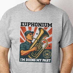 ユーフォニアム奏者Tシャツ：バンドライフTシャツ、ミュージシャンへのギフト