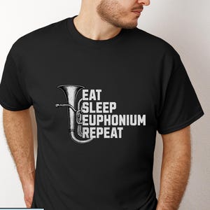 ユーフォニアム奏者Tシャツ：バンドライフTシャツ、ミュージシャンへのギフト