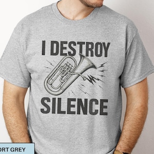 ユーフォニアム奏者Tシャツ：バンドライフミュージシャンギフトTシャツ