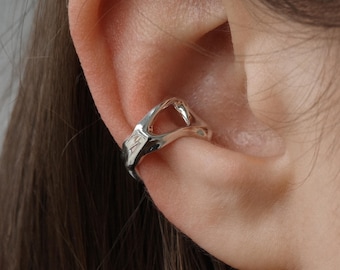 CDL Parthenon Ear Cuff　シルバー flat ear cuff – Hernan Herdez