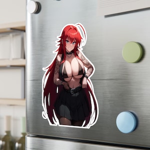 Rias Gremory Sticker: High School DxD Anime Waifu, Goth Tattoo