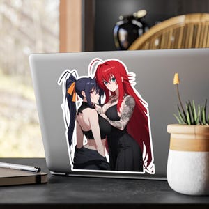 Rias Gremory & Akeno Himejima Sticker: High School DxD Anime Waifu Decal