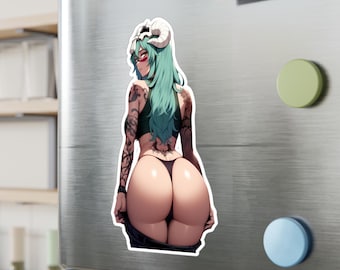 Nelliel Tu Sticker: Goth Tattooed Anime Waifu Decal