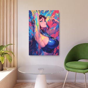 Starfire DC Comics Metal Poster: Teen Titans Anime Wall Art