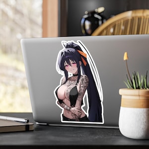 Akeno Himejima Sticker: Gothic Anime Waifu Vinyl Decal