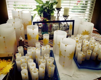 LARGE Printable Tangled Lantern DIY Lantern - Instant Download