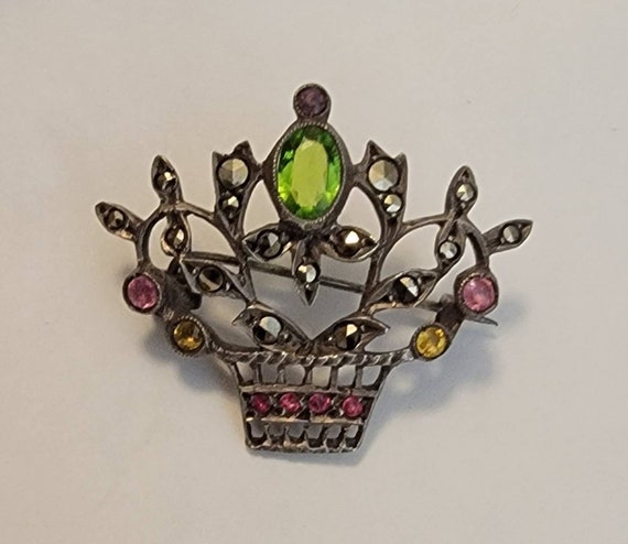 Giardinetti Early Victorian Paste Brooch. - image 8