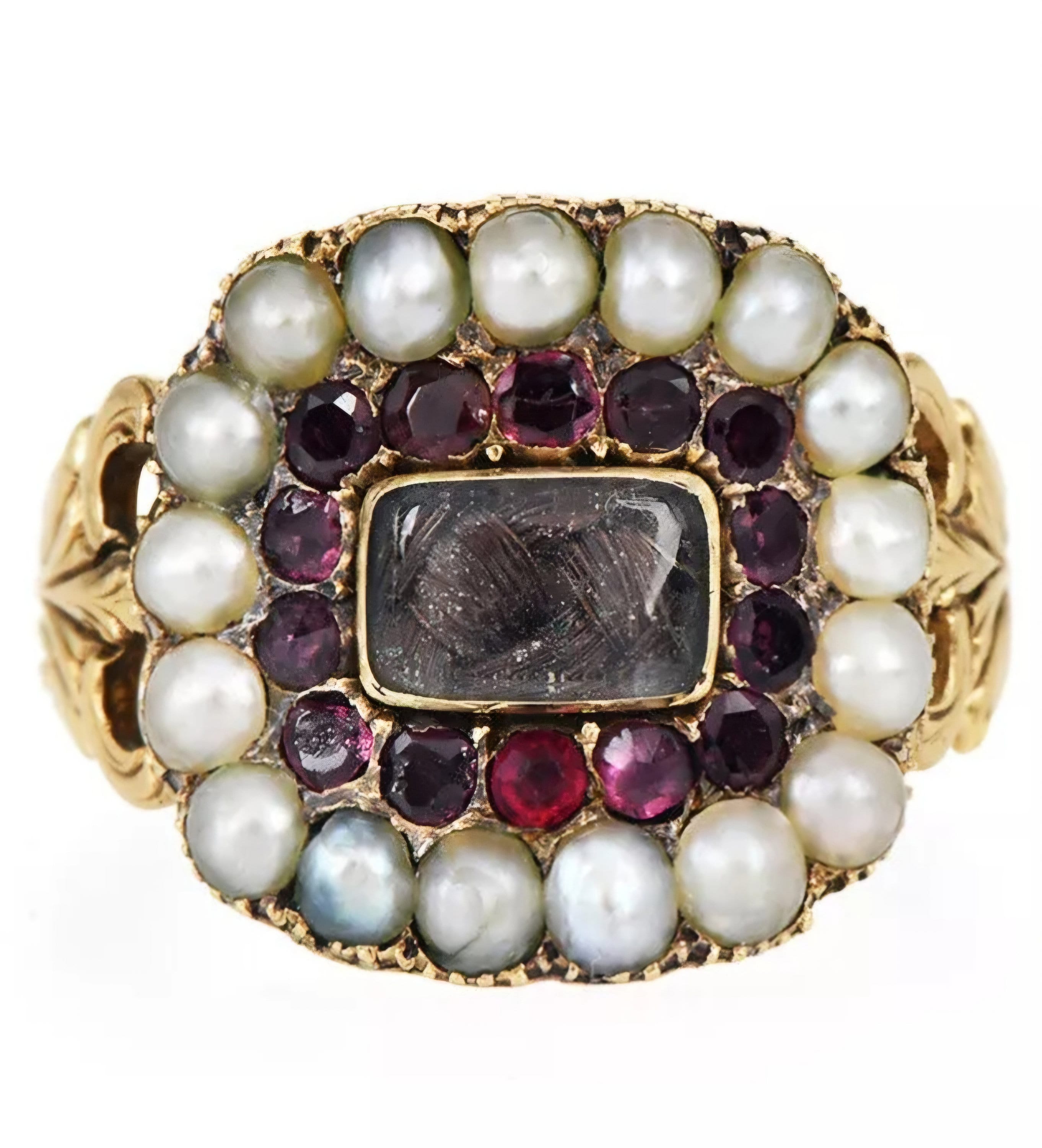 Garnet Mourning Ring