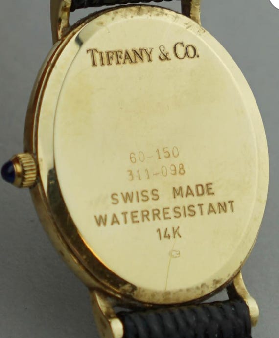 Tiffany & Co. Antique Ladies Watch, 14kt Yellow Gold, Sapphire