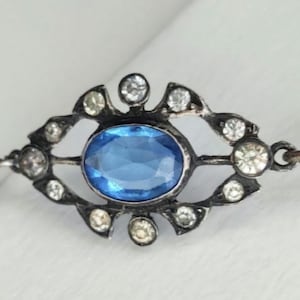 Georgian Paste Blue and Clear Stones. Very Lovely. Now On  SALE!