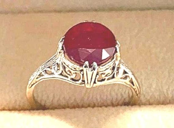 Gorgeous 2.50ctw Ruby Solitaire Ring set in 14k W… - image 7