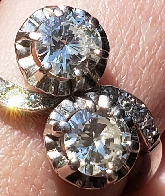 Gorgeous Vintage Toi et Moi Diamond Ring. 1.82 ct… - image 7