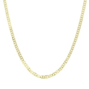 14kt Gelbgold Mariner Link 20 Zoll Halskette.