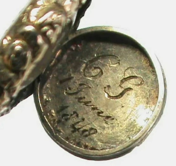 Early Victorian Gold Mourning Locket Watch Key. B… - image 2