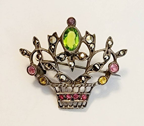Giardinetti Early Victorian Paste Brooch. - image 1