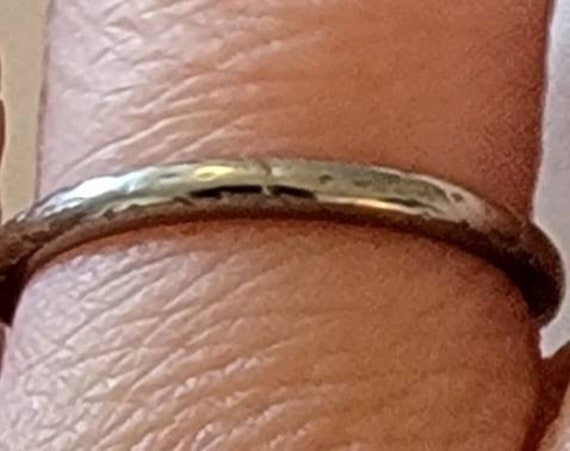 SALE! Lovely Antique 18k White Gold Belais Weddin… - image 3