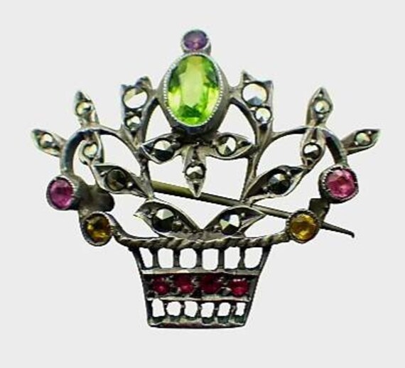 Giardinetti Early Victorian Paste Brooch. - image 4