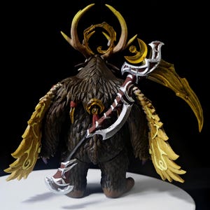 Handmade Moonkin Form Sammlerstück | World of Warcraft inspiriert WOW Balance Druid Figur 2.0 Bild 10
