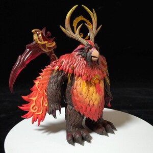 Handmade Moonkin Form Sammlerstück | World of Warcraft inspiriert WOW Balance Druid Figur 2.0 Bild 7