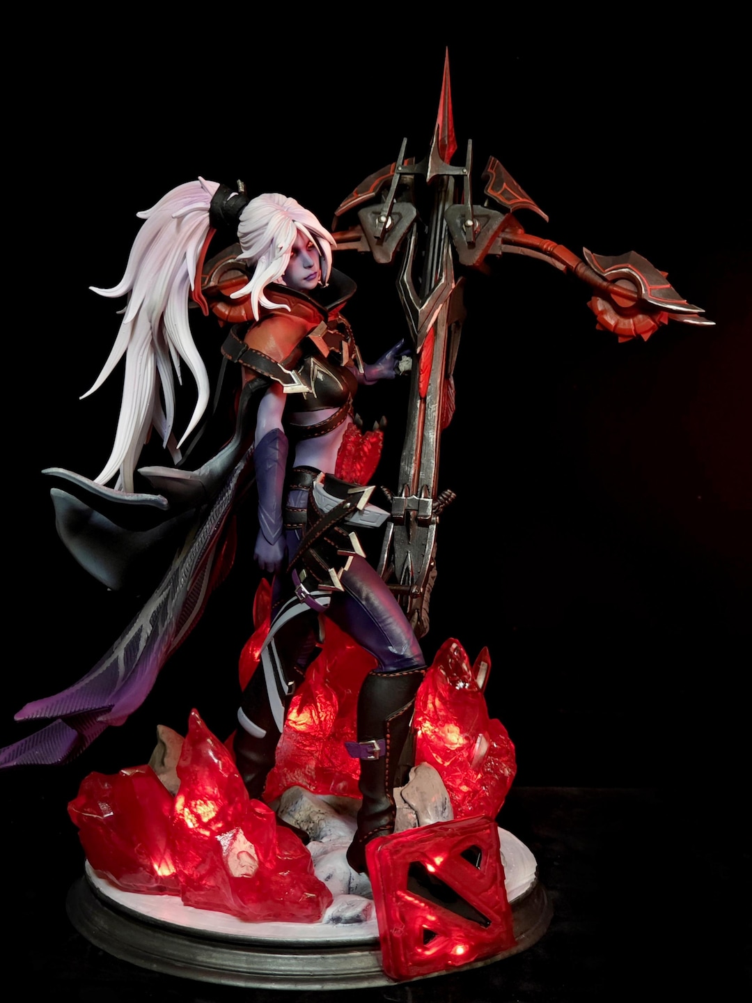 Dota 2 Drow Ranger Arcana (red Style) Custom Figure - Etsy UK