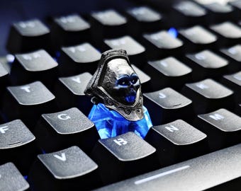 Aangepaste op World of Warcraft geïnspireerde WOW Class Warrior aangepaste keycap handgemaakte mechanische keycaps voor verzamelaars