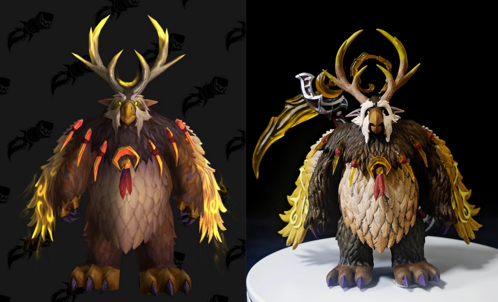 Handmade Moonkin Form Collectible | World of Warcraft Inspired WOW ...
