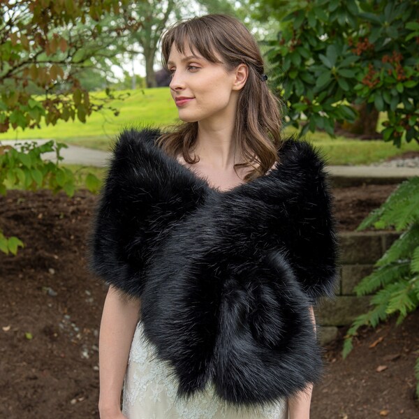 faux fur shawl target