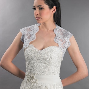 White lace bolero, lace shrug, wedding bolero, white bolero, bridal shrug, wedding jacket, bolero jacket, bridal bolero, bridal jacket