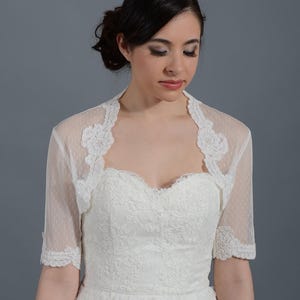 lace bolero, lace shrug, wedding bolero, ivory bolero, bridal shrug, bolero jacket, bridal bolero, bridal jacket, lace bolero jacket